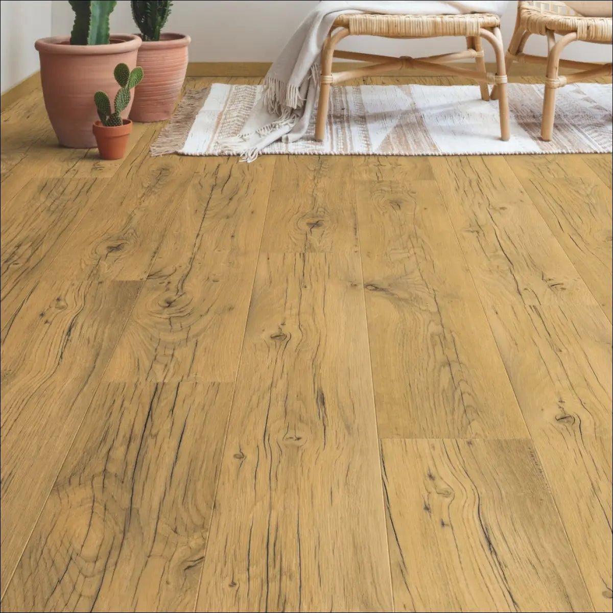 Quickstep capture laminate cracked oak natural