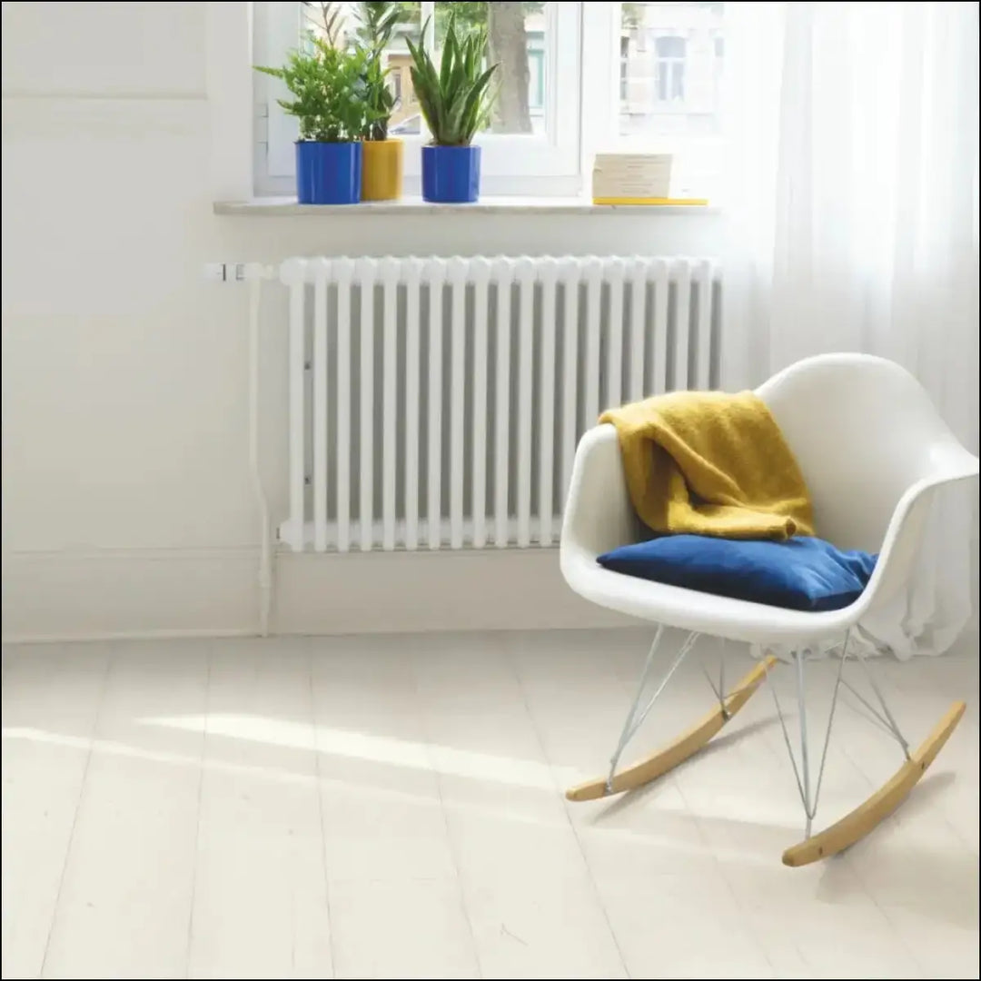 Quickstep capture laminate painted oak white