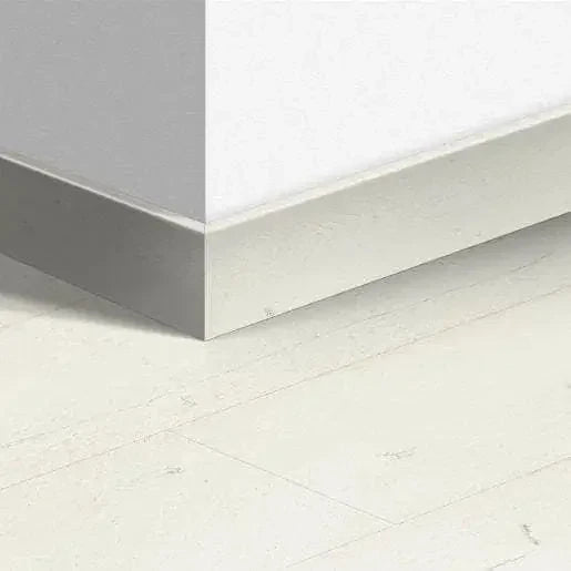 Quickstep capture skirting boards 58mm - painted oak white
