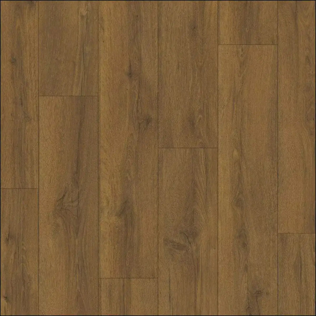 Warm brown hardwood laminate flooring with natural grain pattern in quickstep classic cocoa brown oak clm5793 style