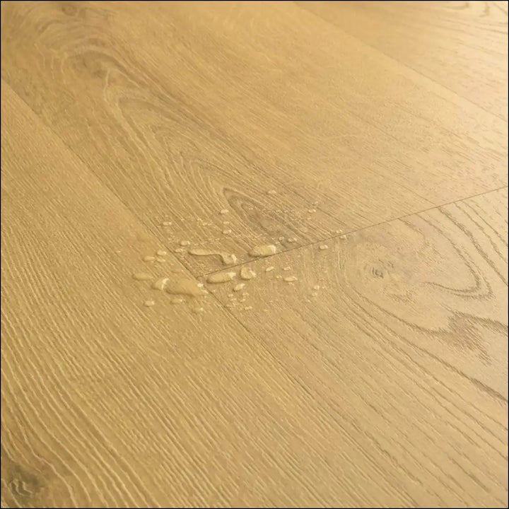 Quickstep classic laminate light classic oak flooring with natural wood grain in classic oak clm5787 color