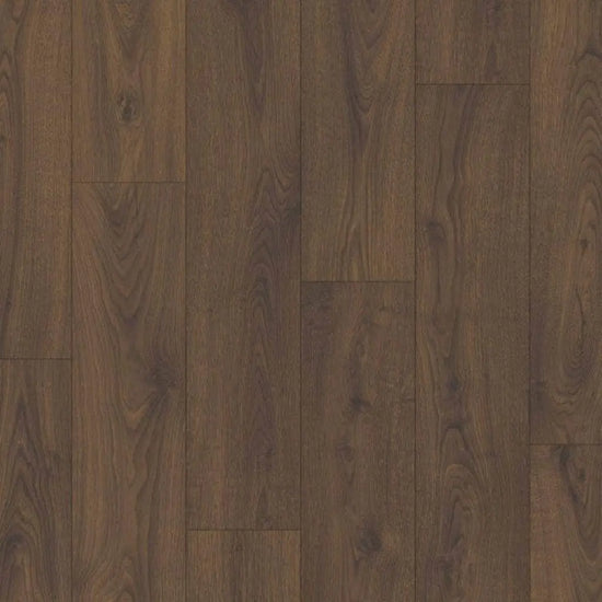 Quickstep classic laminate flooring peanut brown oak