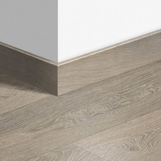 Quickstep classic skirting boards 77mm - old oak light grey
