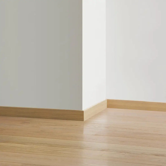 Quickstep compact skirting boards - cambridge brown oak