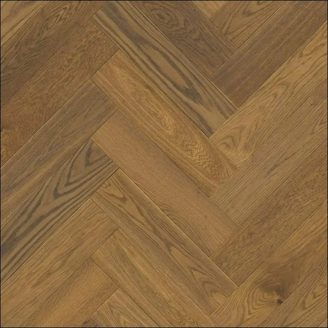 Quickstep disegno herringbone cinnamon raw oak matt