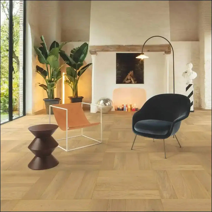 Quickstep disegno herringbone pure light oak extra matt