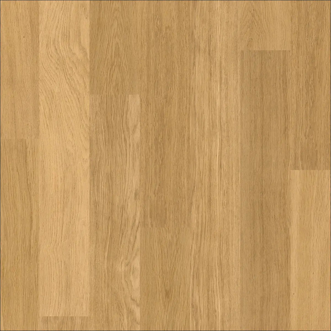 Light oak quickstep eligna laminate flooring with smooth polished finish and natural wood grain in eligna natural varnished oak top shot
