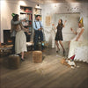 Quickstep eligna laminate flooring riva oak brown