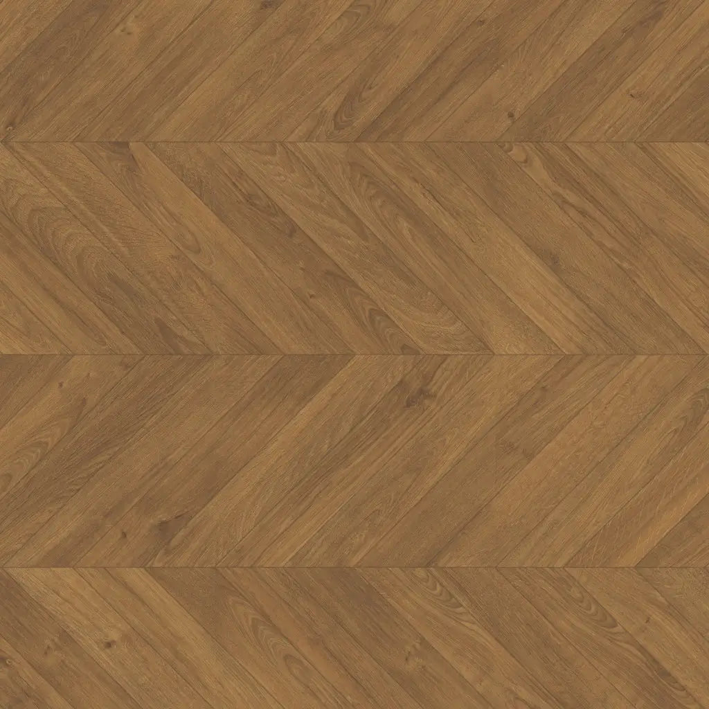 Quickstep impressive patterns laminate chevron oak brown