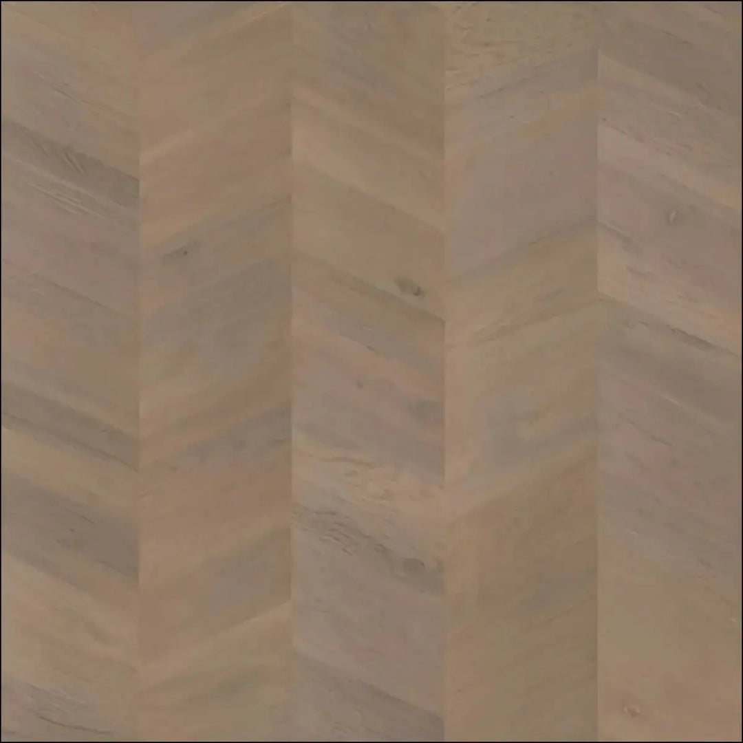 Light-colored quickstep intenso engineered wood flooring in eclipse oak oiled with a stylish herringbone pattern