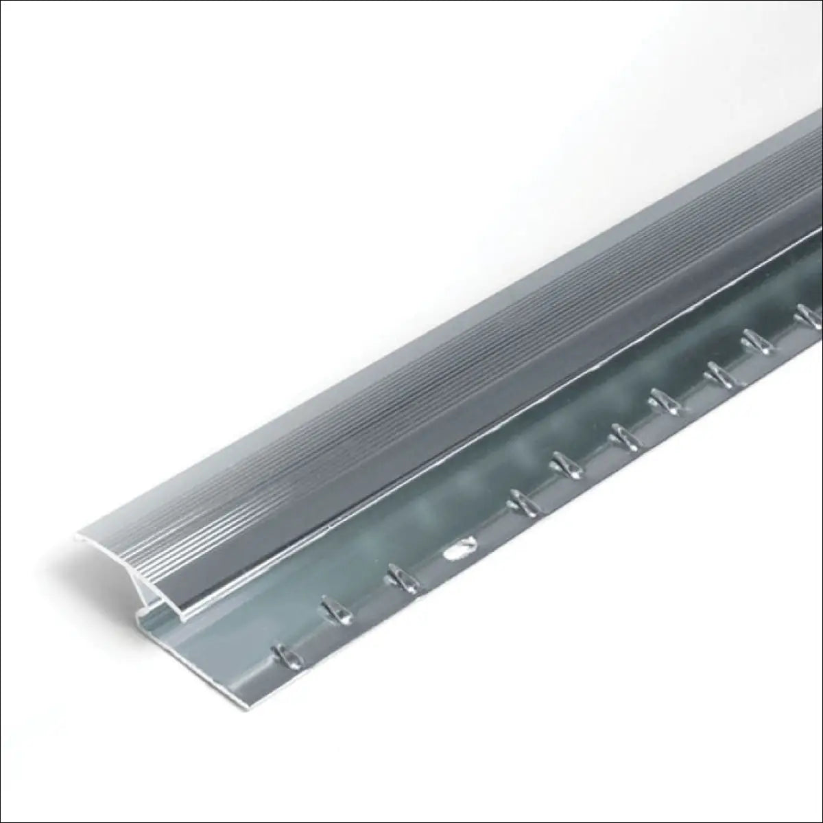 Silver z-section door plate