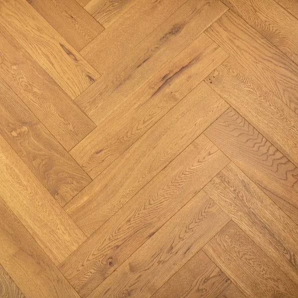 Tonal parquet flooring warm tone oak