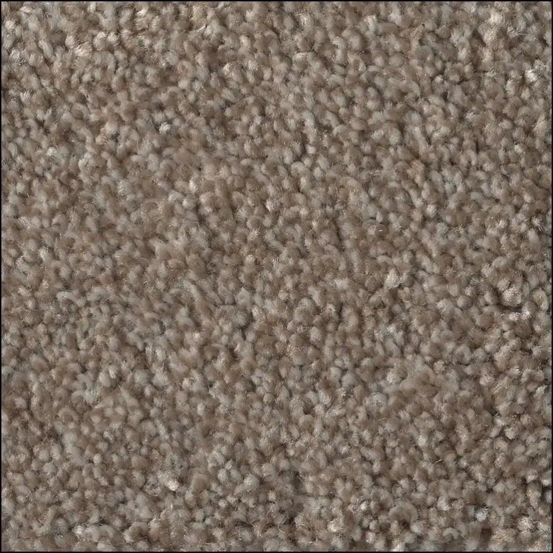 Beige treasure island twist carpet with plush looped pile and heavy domestic felt backing for island deliveries